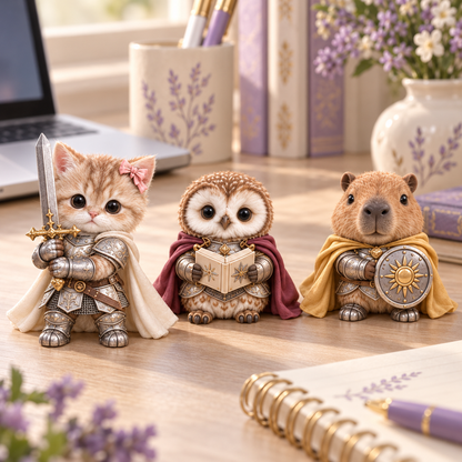 🐾⚔️ Fantasy Animal Knights Mystery Box – 24 Adorable Collectible Designs 🎁