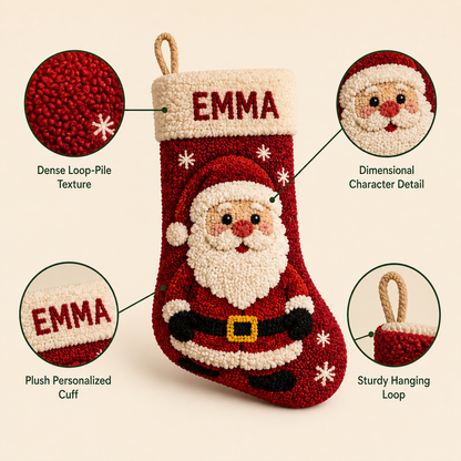 🧦✂️DIY Your Name Christmas Stocking – Personalized 3D Holiday Décor