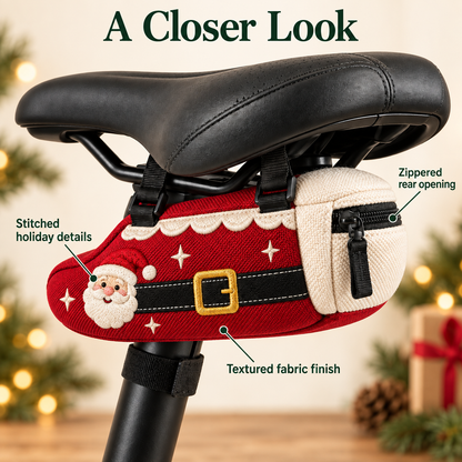 🚴🎅 Festive Christmas Bike Saddle Bag – 6 Fun Holiday Styles