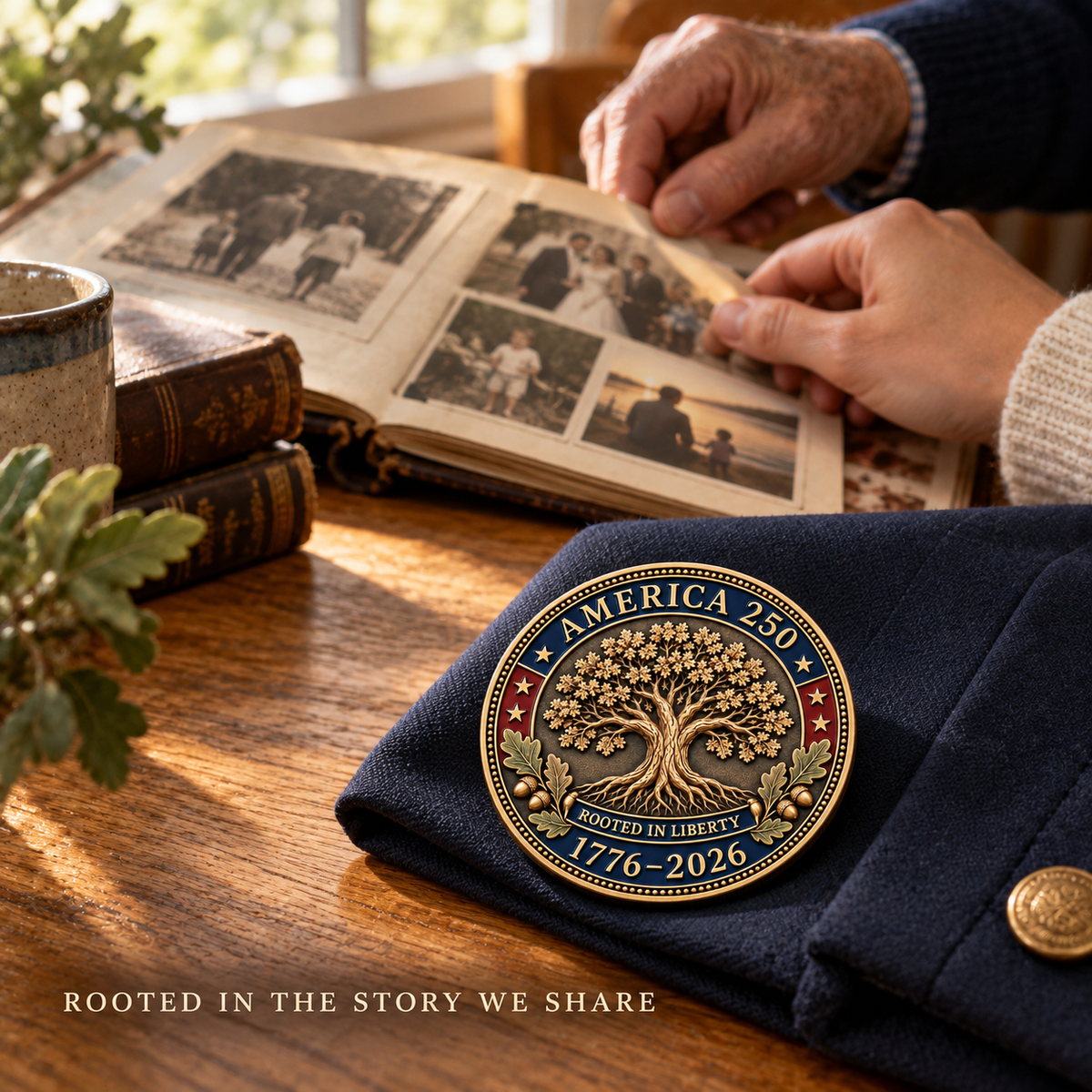 🇺🇸🌳 America 250th Anniversary Tree of Liberty Commemorative Medallion – 1776–2026