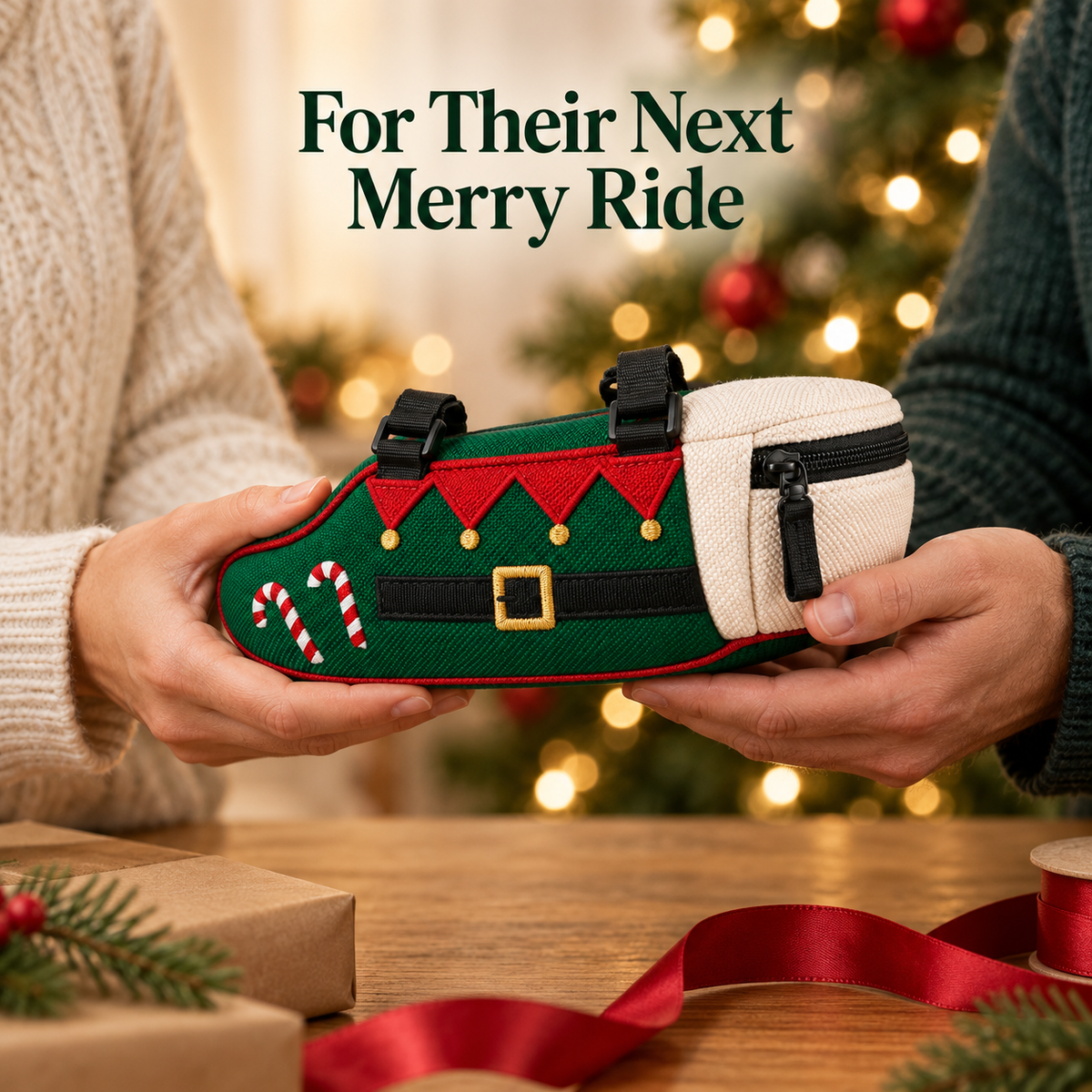 🚴🎅 Festive Christmas Bike Saddle Bag – 6 Fun Holiday Styles