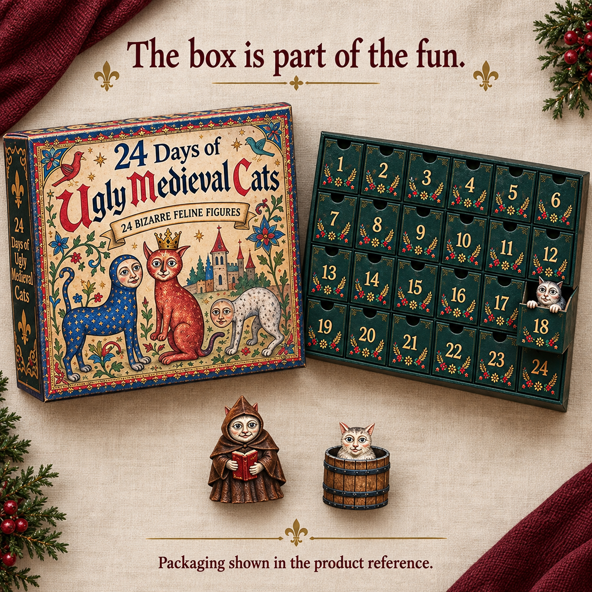 🐈🏰 24 Days of Ugly Medieval Cats