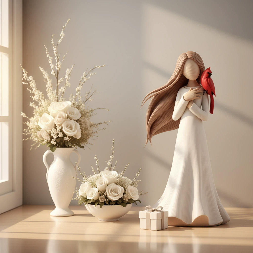 Cardinal Remembrance Love Serenity Figurine