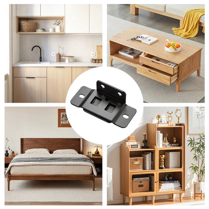 8-Pack L-Shaped Corner Brackets 🔩 – Heavy-Duty Furniture Repair with Screws