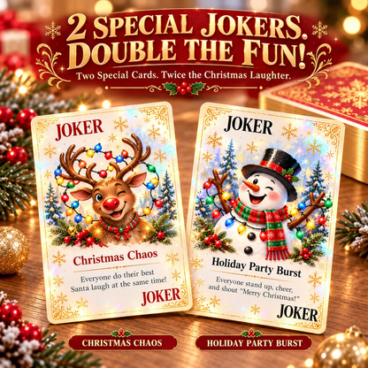 Christmas Party Fun Playing Cards