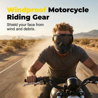 🔥LIMITED-TIME 50% OFF - Detachable Full Face Goggle Mask