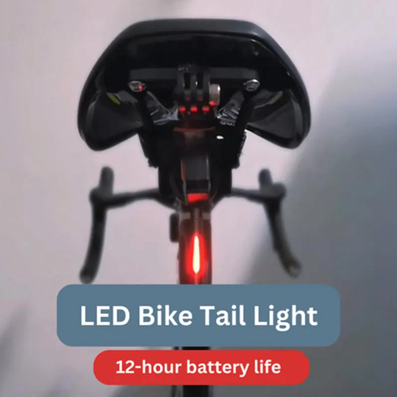 🚴 LED Bicycle Rear Safety Light – Green Taillight | 1PC