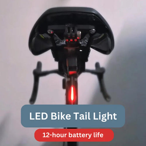 🚴 LED Bicycle Rear Safety Light – Green Taillight | 1PC