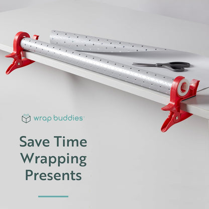 🎁✂️ Wrap Buddies Gift Wrapping Tool – Hold, Cut & Tape Gifts Faster