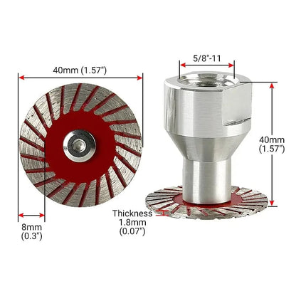 3-Pack Diamond Cutting Discs 💎 – 1.57" Precision Blades for Stonework