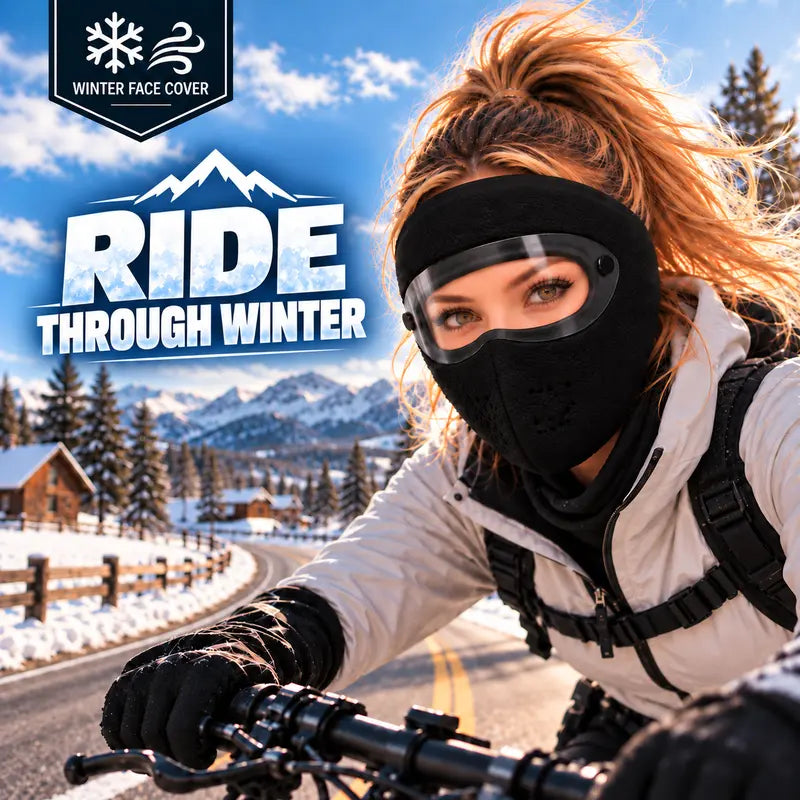 ❄️🥽 Winter Face Mask with Detachable Goggles – Full-Face Cold Weather Protection