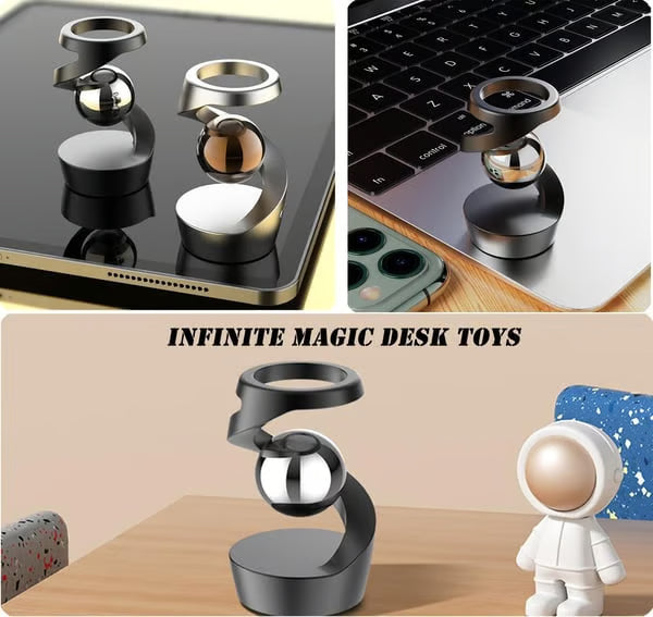 Gravity-Defying Kinetic Desk Sculpture 🎁 – Mesmerizing Motion Display