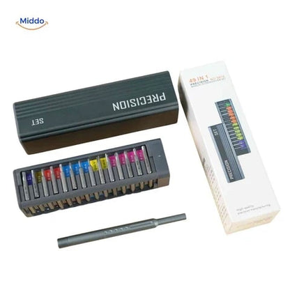🔧 52-Piece Rechargeable Mini Electric Screwdriver Kit with Magnetic Precision Bits for Electronics Repair