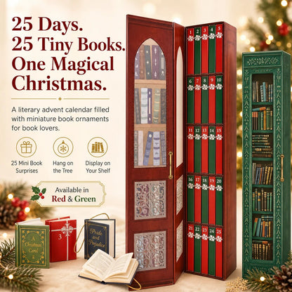 📚 25-Day Mini Book Advent Calendar – 🎁 ❤️ A Book Lover's Christmas Countdown(📦Buy 2 Free Shipping)