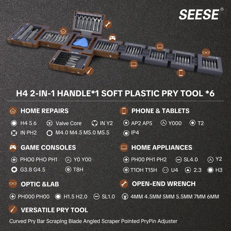 🛠️55-In-1 Magnetic Precision Screwdriver Set