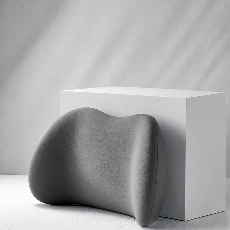 💯Car Neck & Lumbar Support Pillow Set – Memory Foam Headrest & Lower Back Cushion for Comfortable Driving