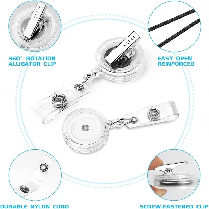 🩺📝 Erasable Badge Note – 🖊 Write, Wipe & Reuse with a Free Badge Clip