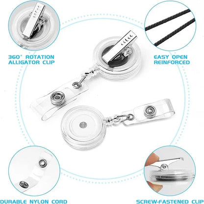 🩺📝 Erasable Badge Note – 🖊 Write, Wipe & Reuse with a Free Badge Clip