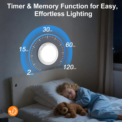 💡 SmartGlow Cordless LED Ceiling Light – Motion-Activated, USB Rechargeable with Remote Control