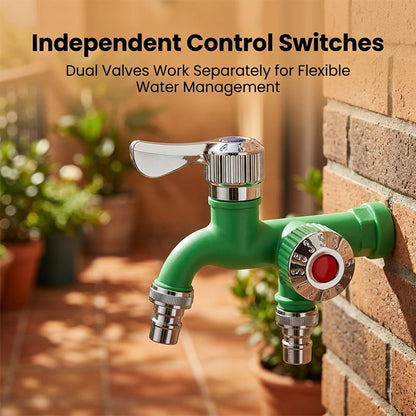 Dual Outlet Washing Machine Faucet