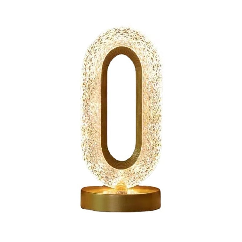 ✨ Crystal Glow Bedside Lamp – Elegant Nightstand Lighting for Cozy Spaces