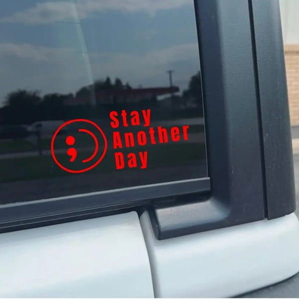 🎗️ Mental Health Awareness Car Decals❤️ – 10-Piece Share Pack with Supportive Message