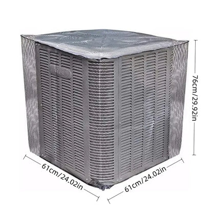 🍂 Heavy-Duty Mesh AC Cover – All-Season Outdoor Protection