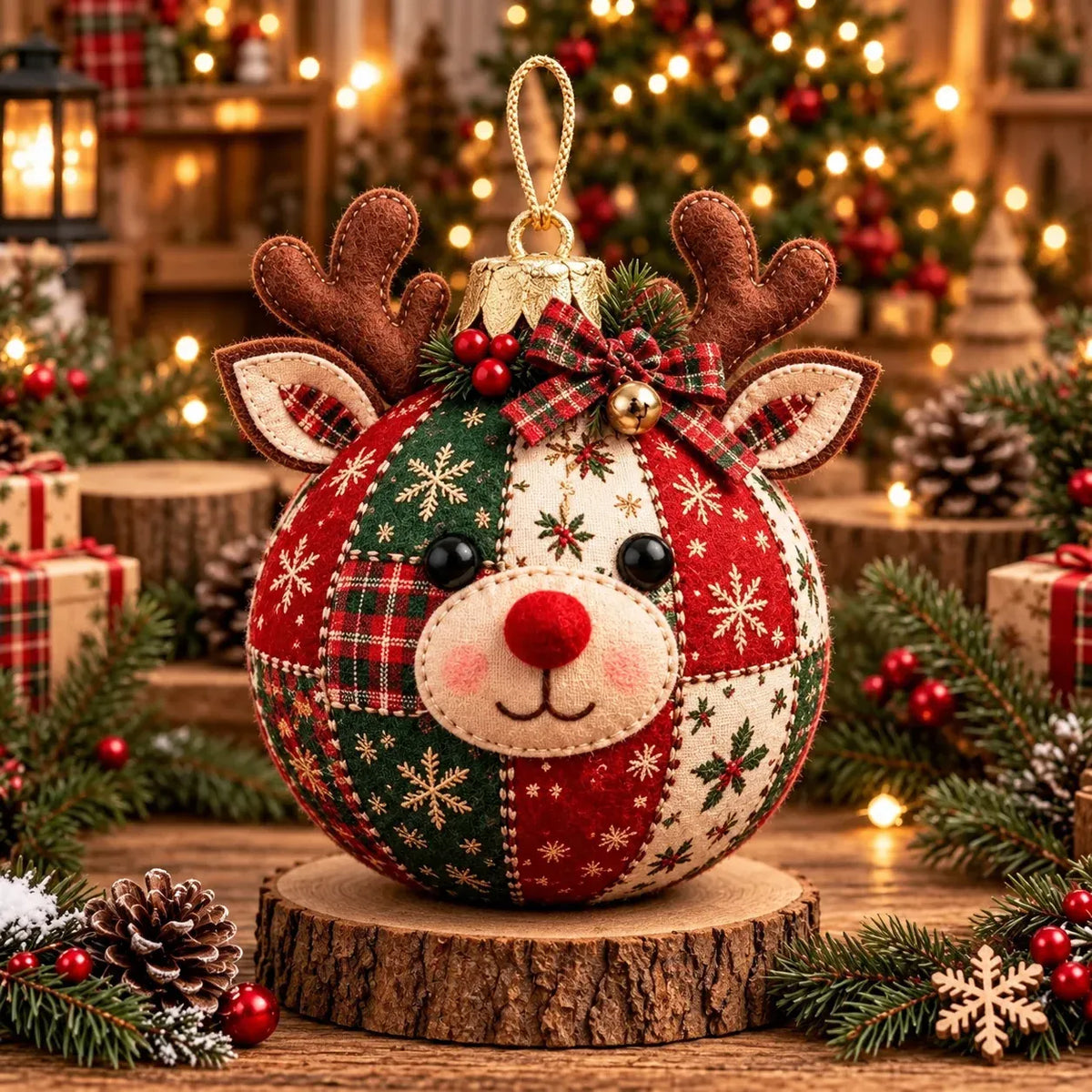 🎄Beginner-Friendly Cozy Patchwork Christmas Ornament Collection | 8 Festive Character Designs for Trees, Wreaths & Holiday Gifts ✨