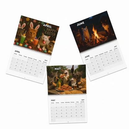 😼🍻 Drunk Cats 2027 Calendar – 12 Months of Feline Chaos & Bad Decisions
