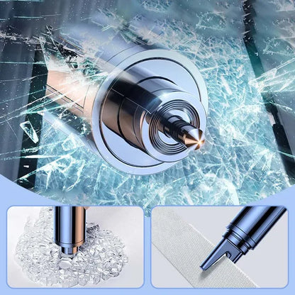 🚨 Emergency Car Escape Tool – Window Breaker & Seatbelt Cutter