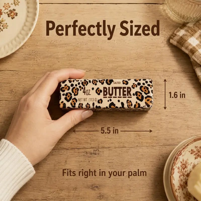 Leopard-Print Butter Squishy 🐆 – Soft Slow-Rising Fidget Toy