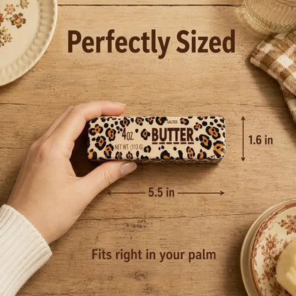 Leopard-Print Butter Squishy 🐆 – Soft Slow-Rising Fidget Toy