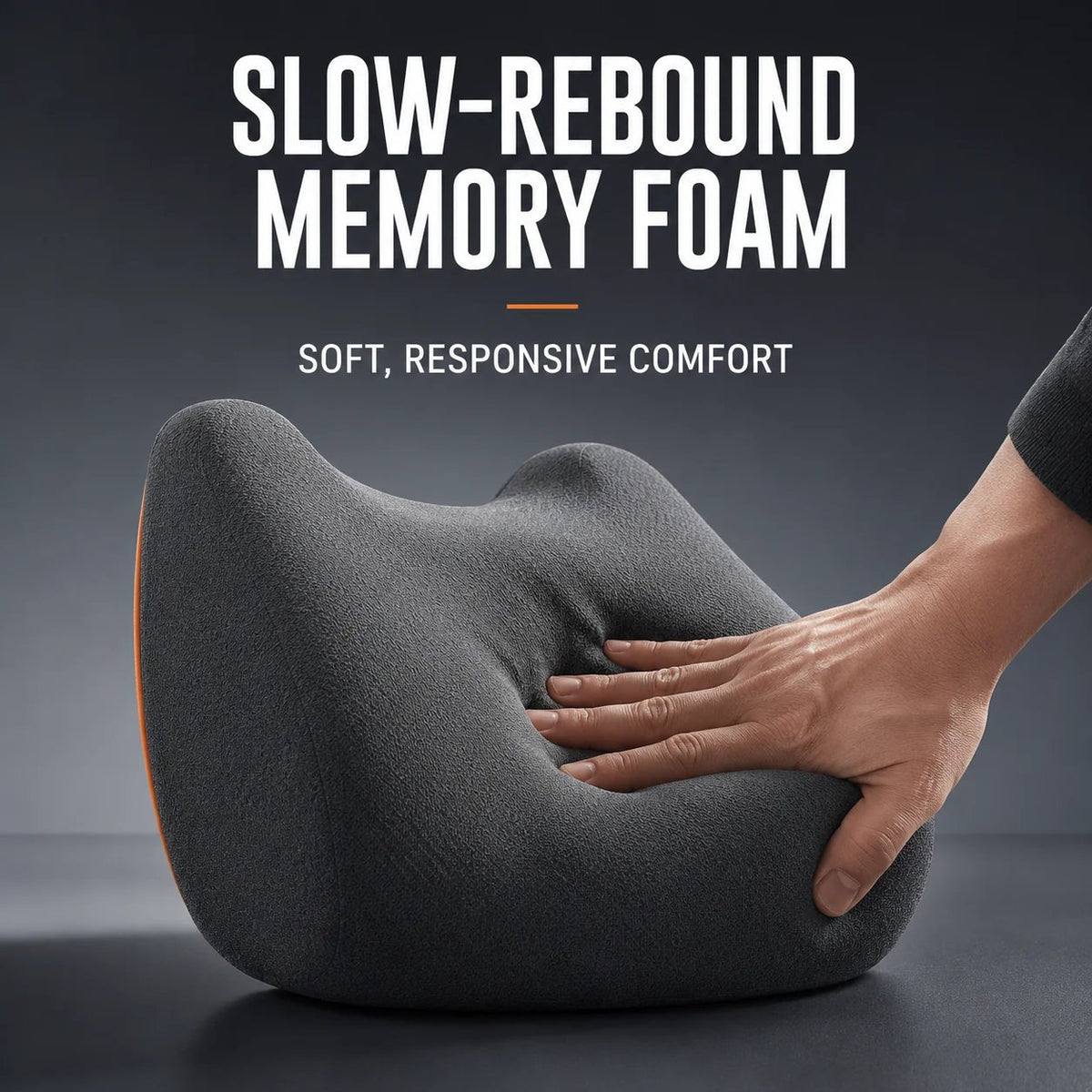 💯Car Neck & Lumbar Support Pillow Set – Memory Foam Headrest & Lower Back Cushion for Comfortable Driving
