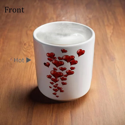 💖Love at First Sip Heat-Reveal Ceramic Cup ☕