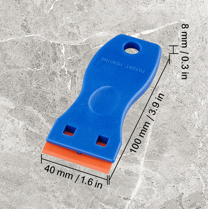 🪒 2-Piece Plastic Razor Scrapers – Includes 120 Replacement Blades