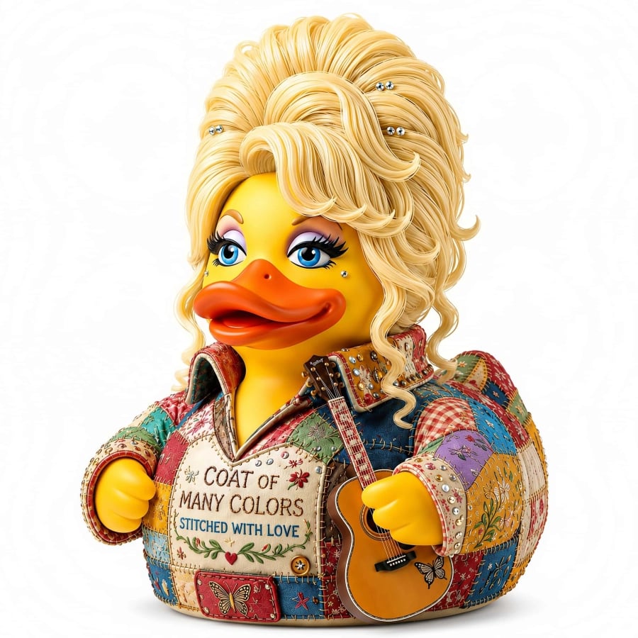 🔥LAST DAY 50% OFF - 🎸Parton Coat of Many Colors Memorial Duck