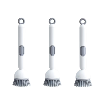 🧽 Adjustable Long-Handle Dish Brush with Built-In Soap Dispenser