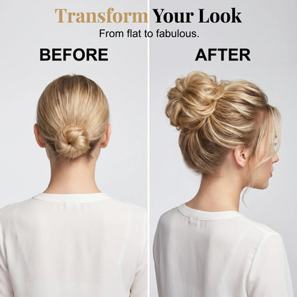 🎀 Messy Bun Hairpiece – Effortless Updos in Minutes