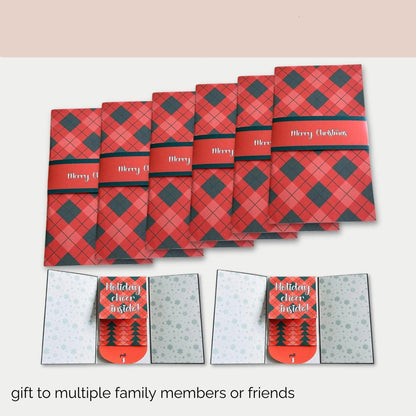 🎄 2026 Christmas Gift Card Holder Booklet with Waterfall Design 🎁 Perfect Holiday Gift for Family, Friends, Teachers and Coworkers 💳✨ 50% Off Today Only ⏰