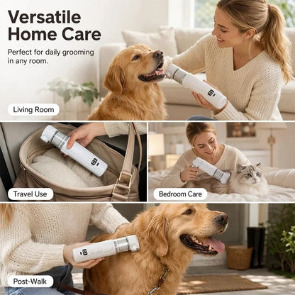 🐾 FurEase Electric Pet Grooming Comb with Built-In Suction – Gentle Detangling & Mess-Free Deshedding