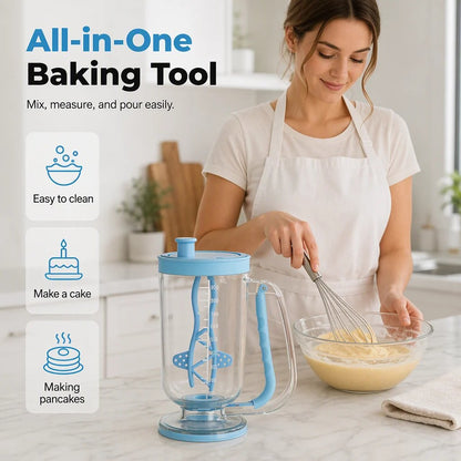 🥞 Pancake Batter Mixer & Dispenser – Easy Breakfast Prep