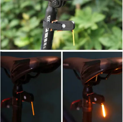 🚴 LED Bicycle Rear Safety Light – Green Taillight | 1PC