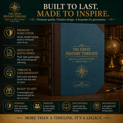 The 6,000-Year History Chart 🌎 – See Biblical & World Events Unfold Side by Side