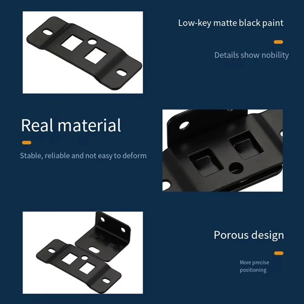 8-Pack L-Shaped Corner Brackets 🔩 – Heavy-Duty Furniture Repair with Screws