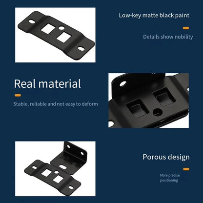 8-Pack L-Shaped Corner Brackets 🔩 – Heavy-Duty Furniture Repair with Screws