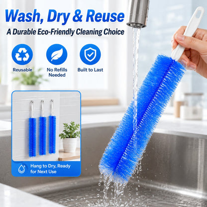 🧹 Flexible Microfiber Duster – Reusable Cleaner for Hard-to-Reach Spaces