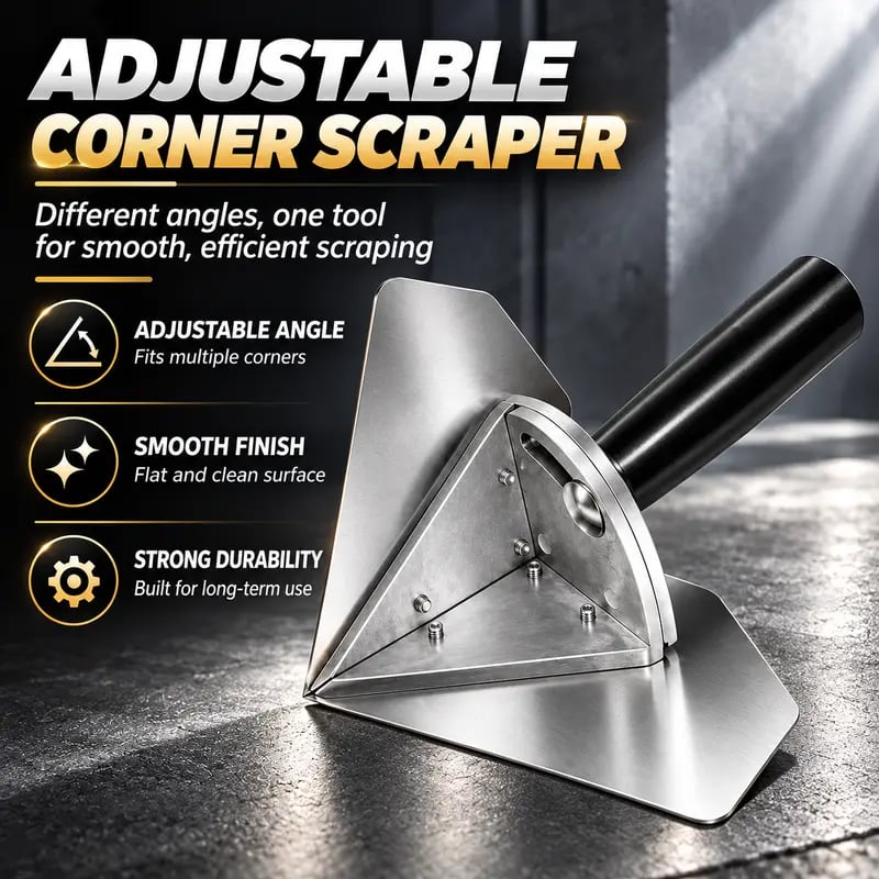 🛠️✨ Stainless Steel Inside Corner Trowel – Smooth, Clean Finishes for Every Edge