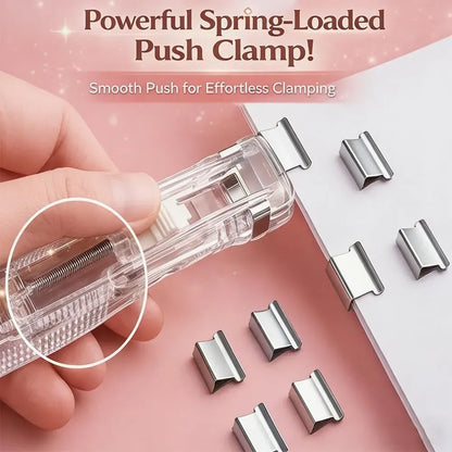 🔥Portable Binder Clip Stapler