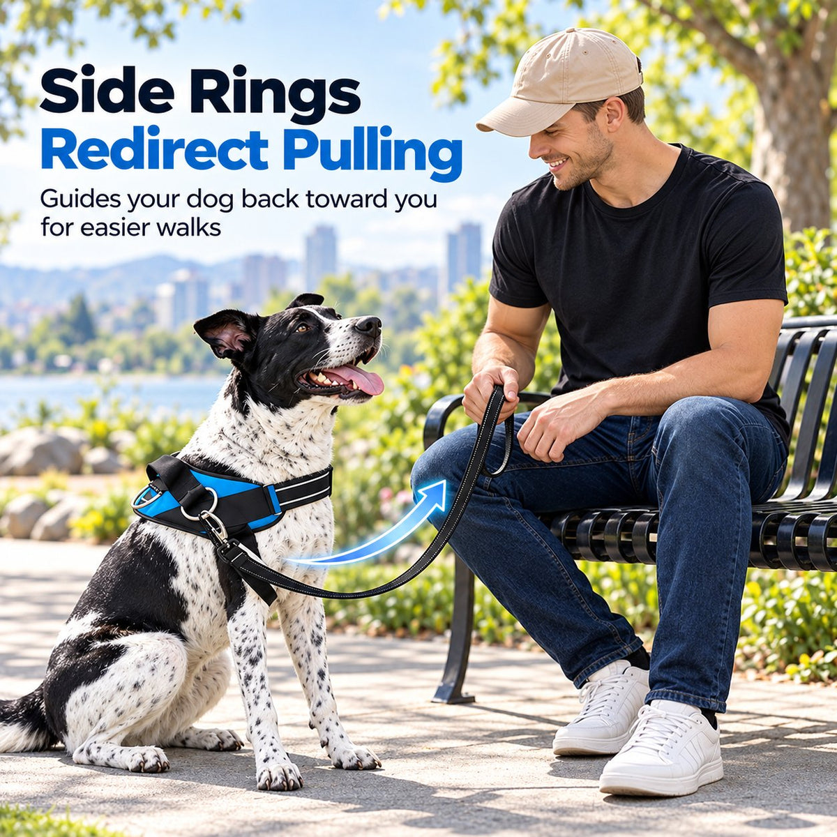 🐾 No-Pull Reflective Dog Harness | Comfortable Control for Every Walk