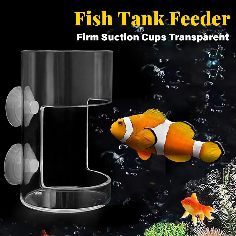 🐠 Round Aquarium Feeder – Clean, Hands-Free Feeding Without the Mess